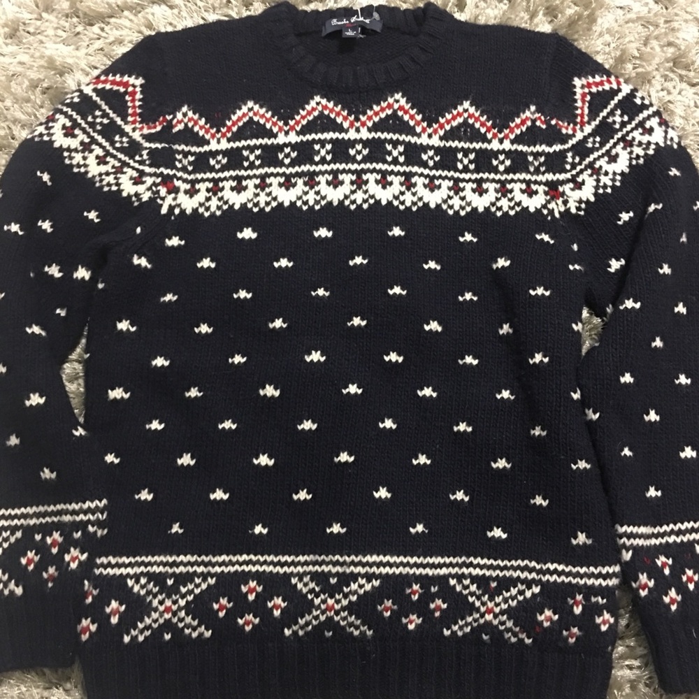 Brooks Brothers Fleece - Holiday Sweater EUC - SzL